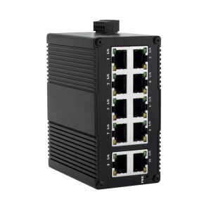 EKN1000GEP Mini Industrial 10-Port Gigabit PoE++ Ethernet Switch