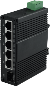 EKN0501GSA Gigabit Ethernet Switch, 5-Port RJ45 + 1-Port SFP, AC 85–250V Input